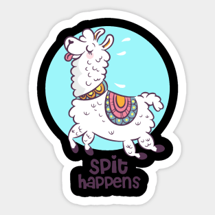 Spit Happens merch Sticker